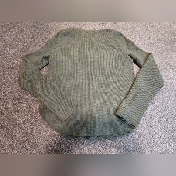 Madewell Button Front Cardigan Light Green Ladies XXS - Picture 8 of 8
